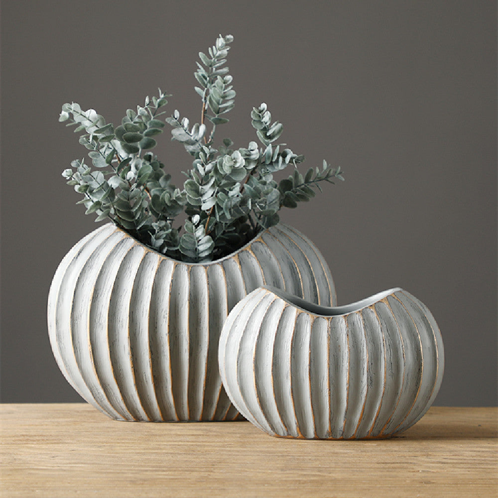 Nordic White Ceramic Vase