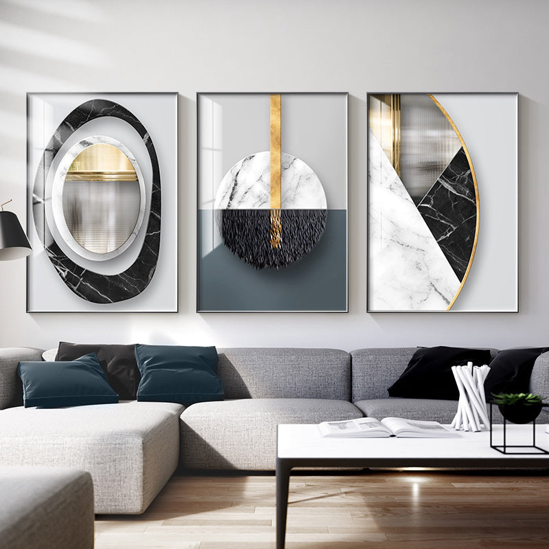 Abstract Geometric Canvas Wall Poster
