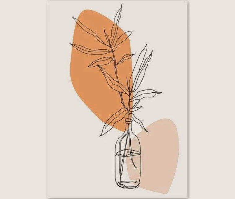 Frameless Simple Modern Wall Art