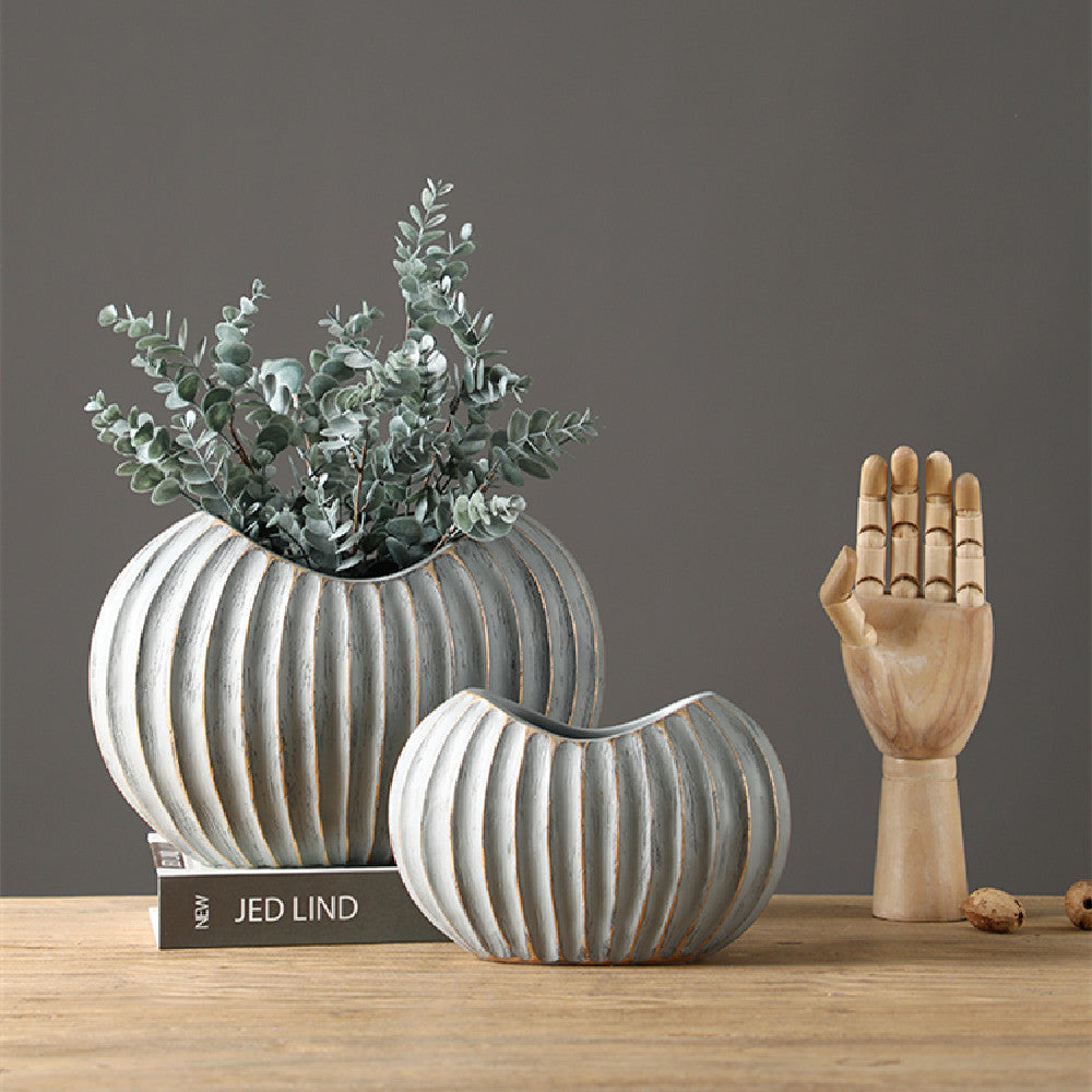 Nordic White Ceramic Vase