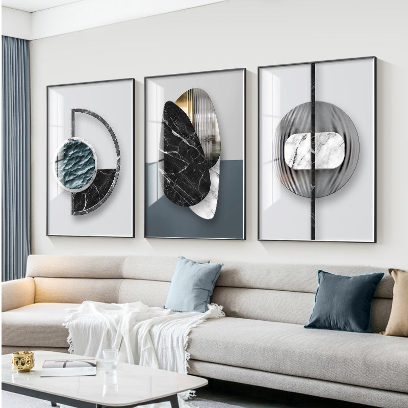 Abstract Geometric Canvas Wall Poster