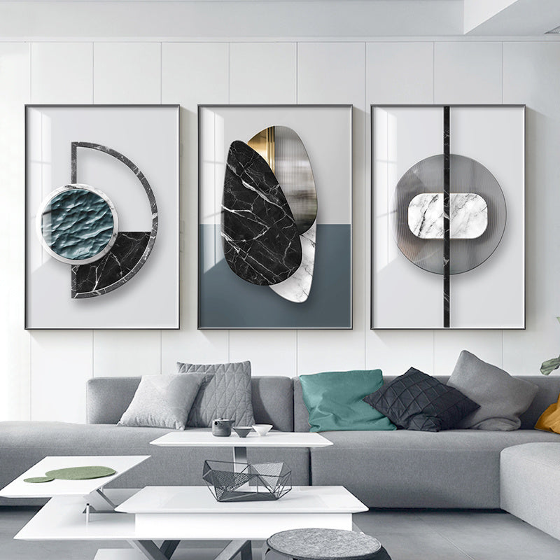 Abstract Geometric Canvas Wall Poster