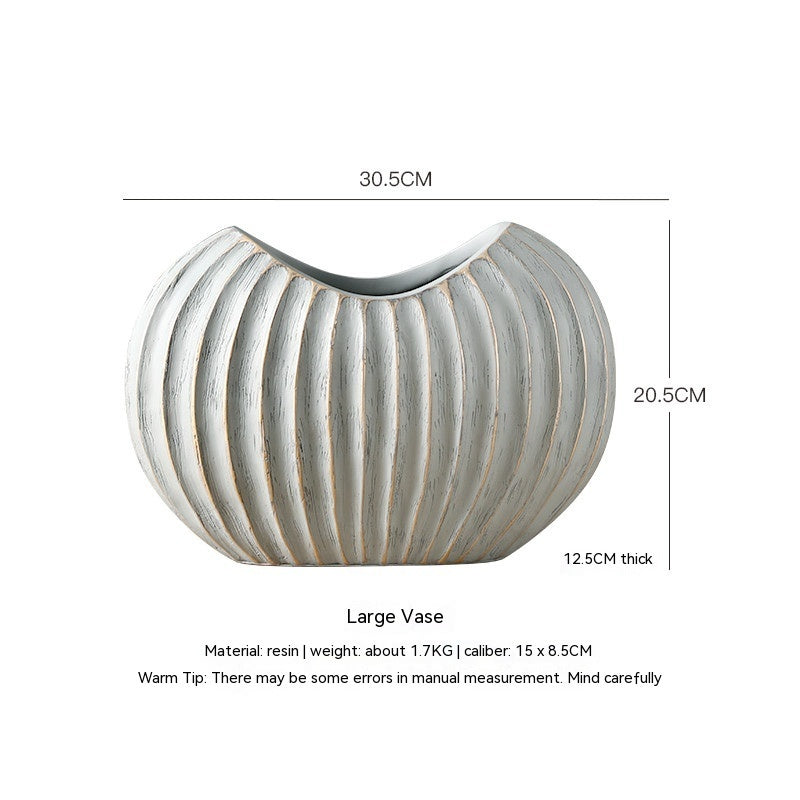 Nordic White Ceramic Vase