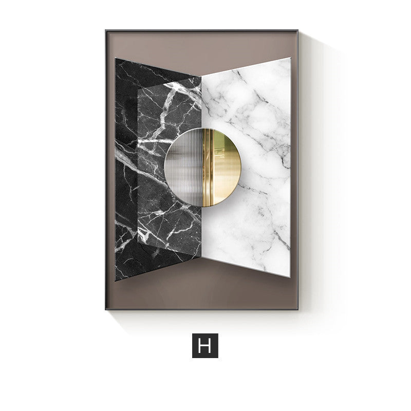Abstract Geometric Canvas Wall Poster