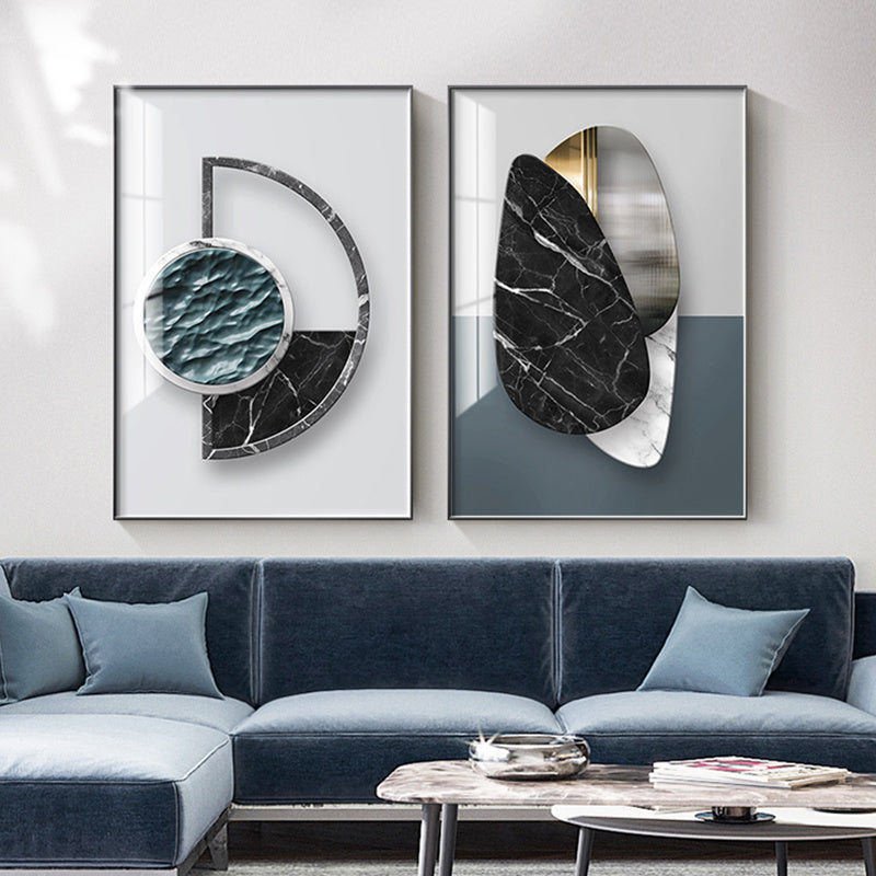 Abstract Geometric Canvas Wall Poster