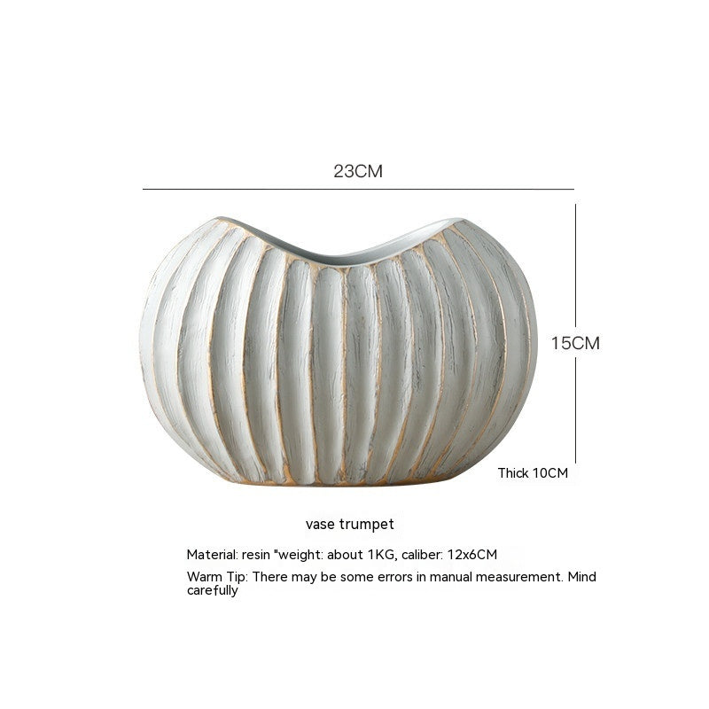 Nordic White Ceramic Vase
