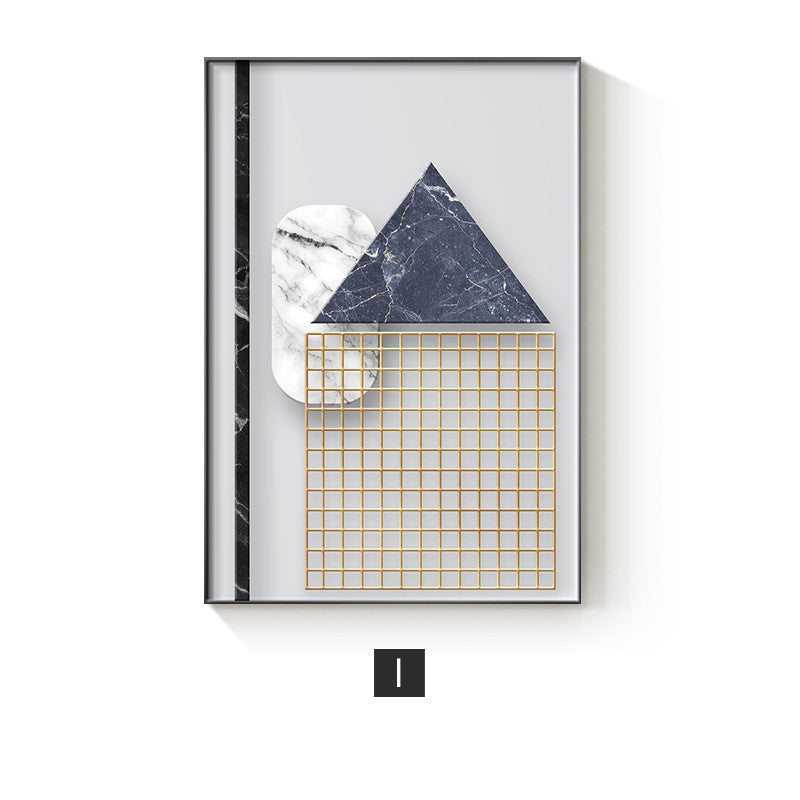 Abstract Geometric Canvas Wall Poster