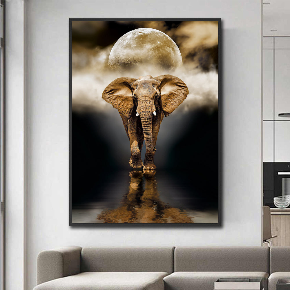 Elephant Canvas Painting