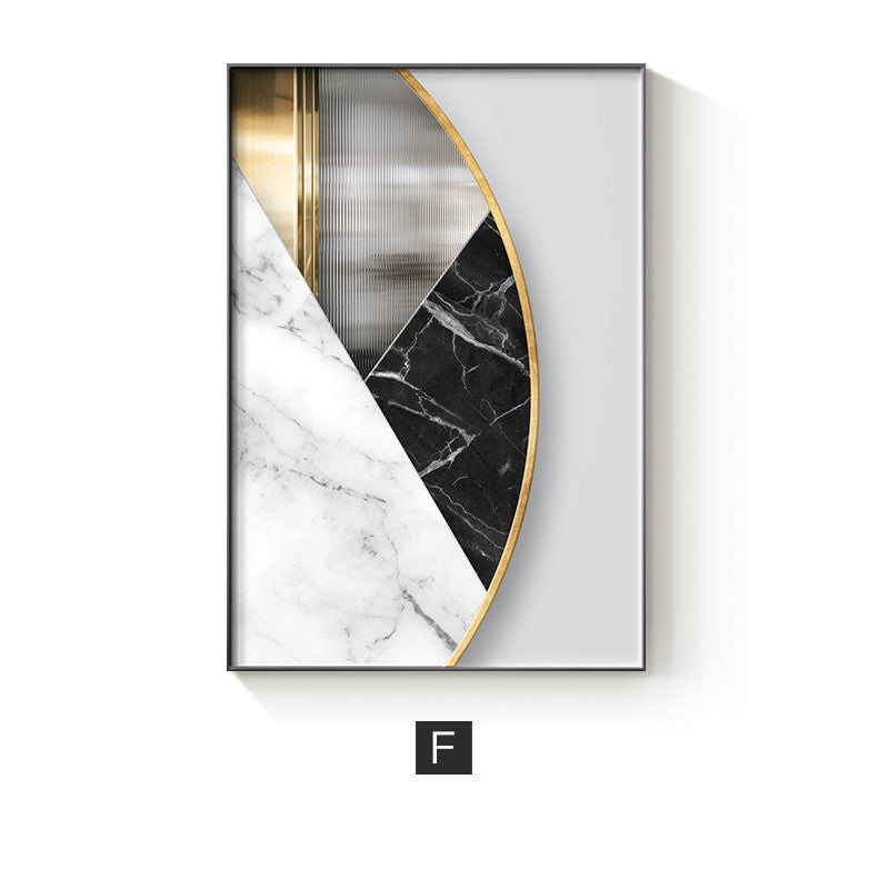 Abstract Geometric Canvas Wall Poster