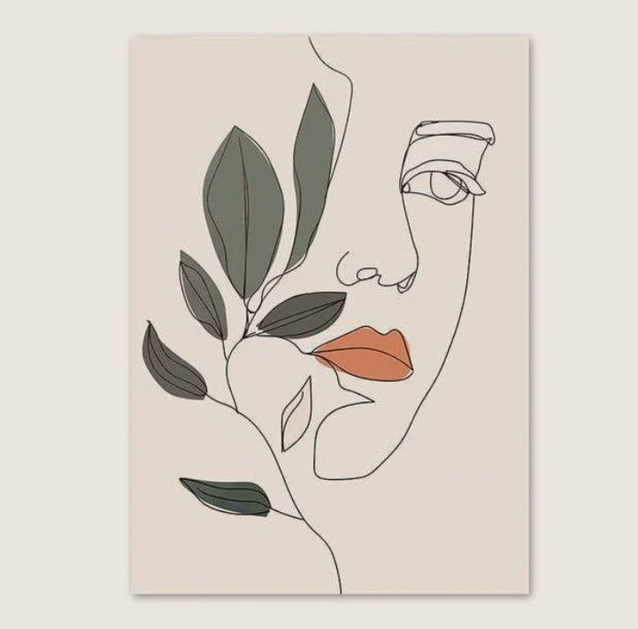 Frameless Simple Modern Wall Art