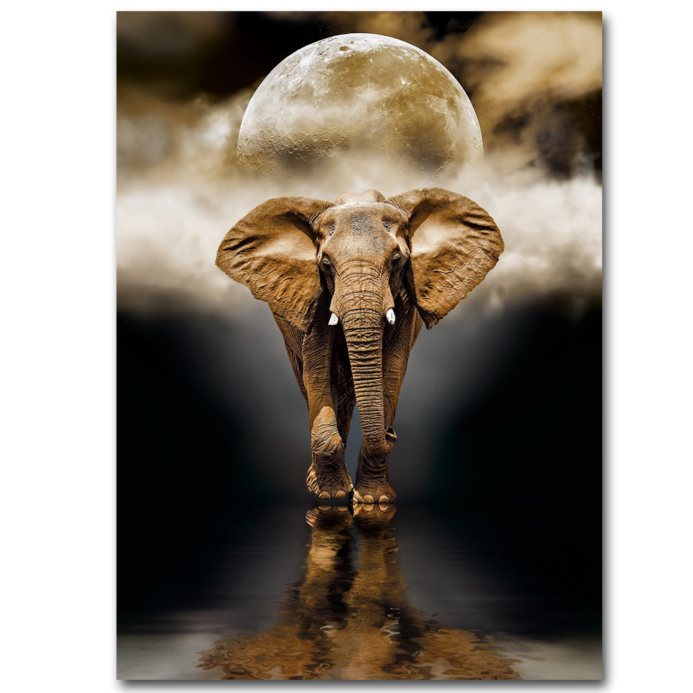 Elephant Canvas Painting