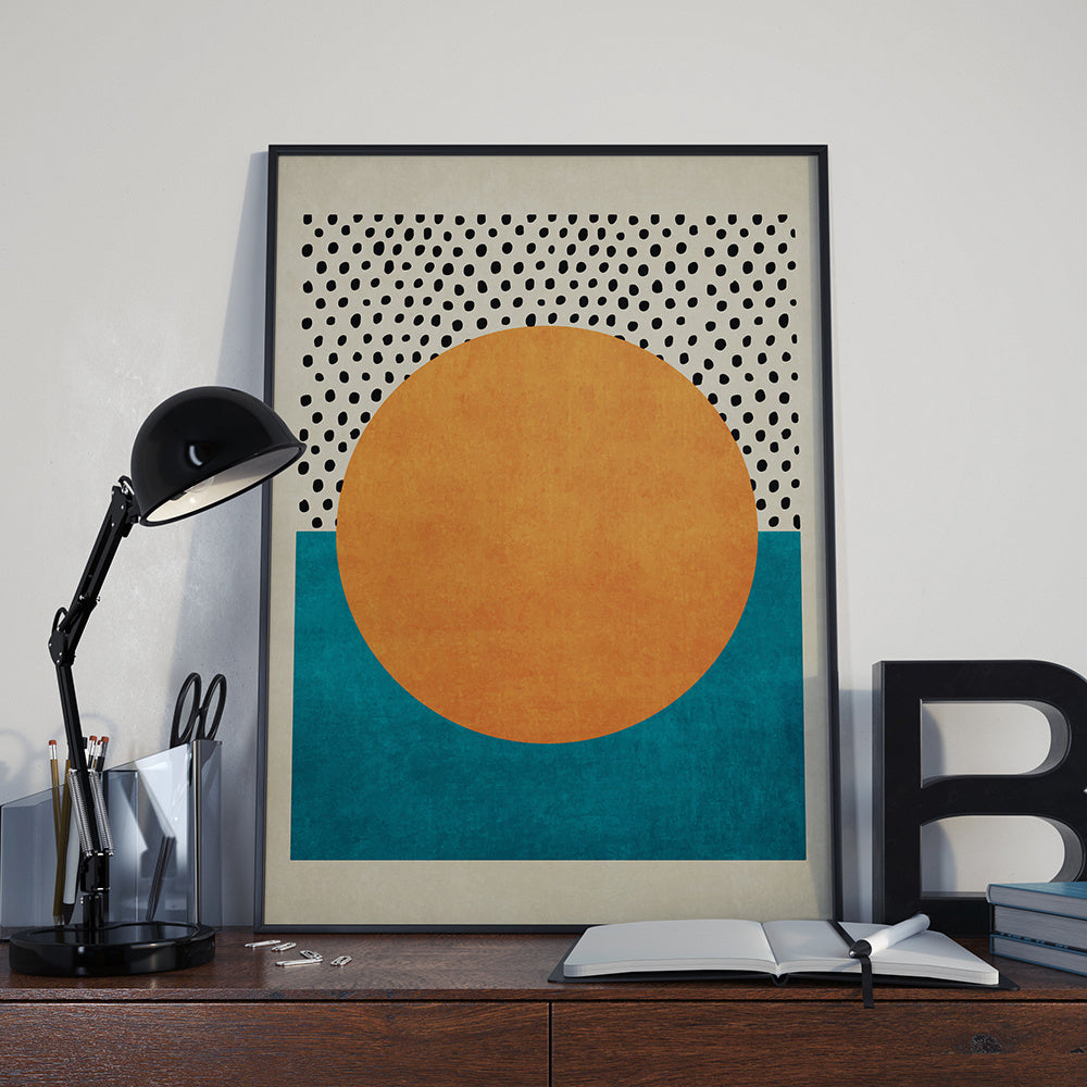 Sun Abstract Print