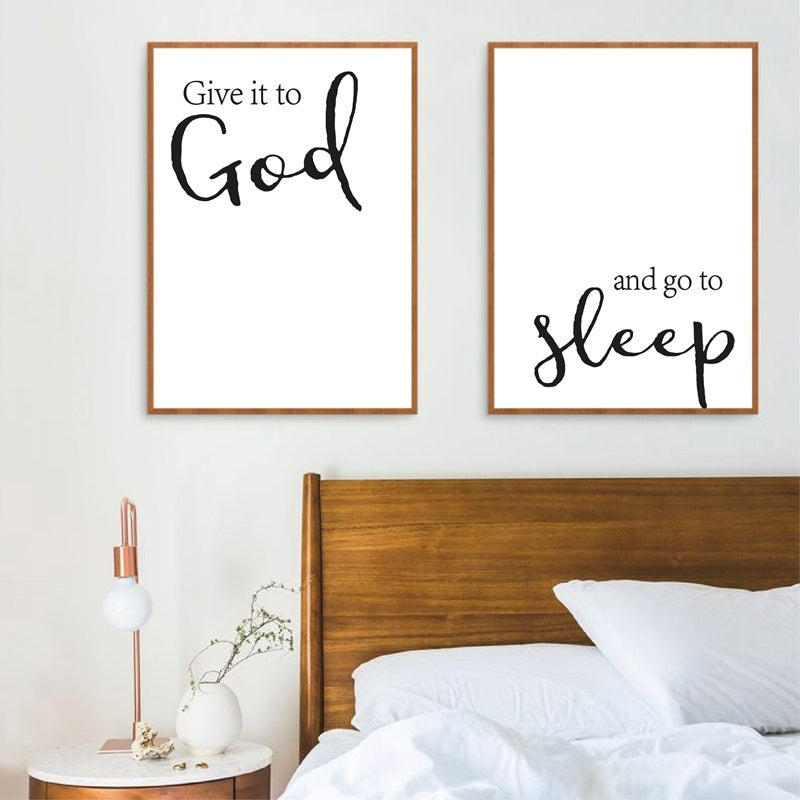 Bible Verse Wall Art Canvas Painting