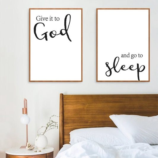 Bible Verse Wall Art Canvas Painting