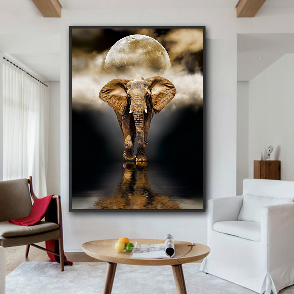 Elephant Canvas Painting