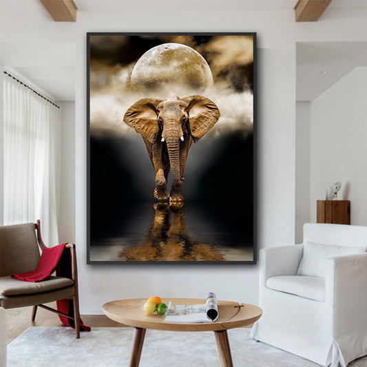Elephant Canvas Painting