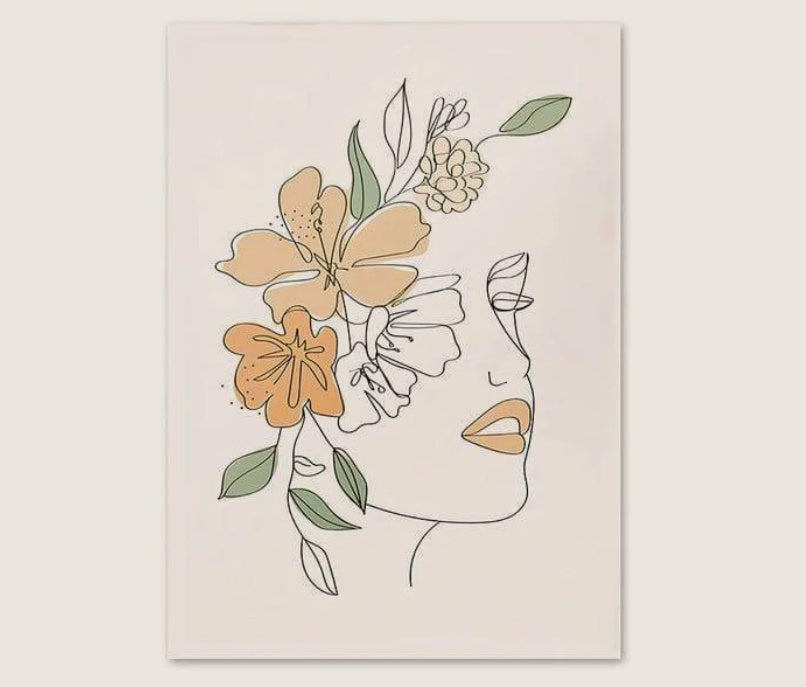 Frameless Simple Modern Wall Art