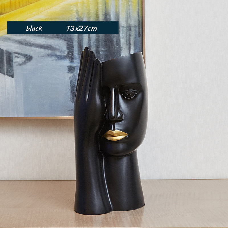 Creative Face Ceramic Vase
