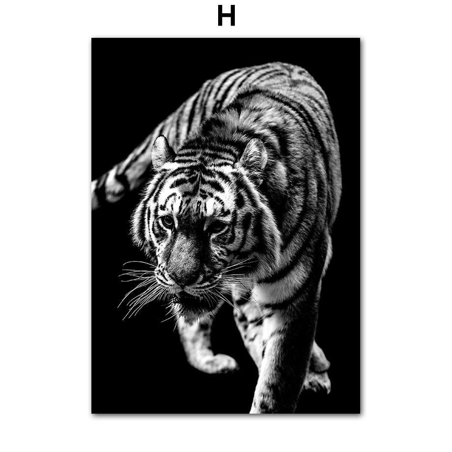 Frameless Animal Canvas Poster