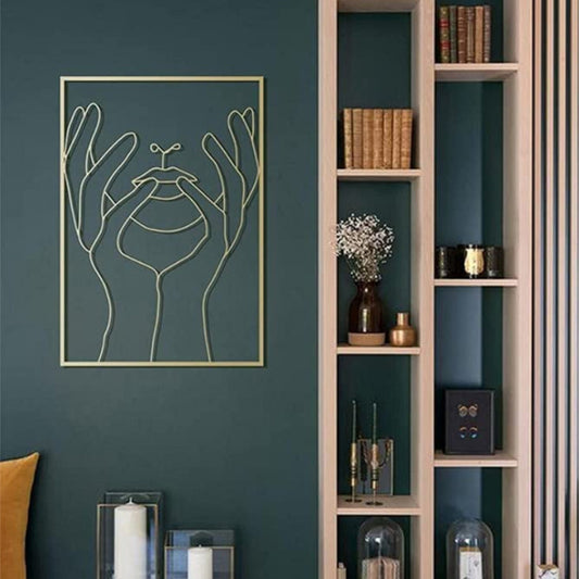 Line Art Acrylic Wall Decoration