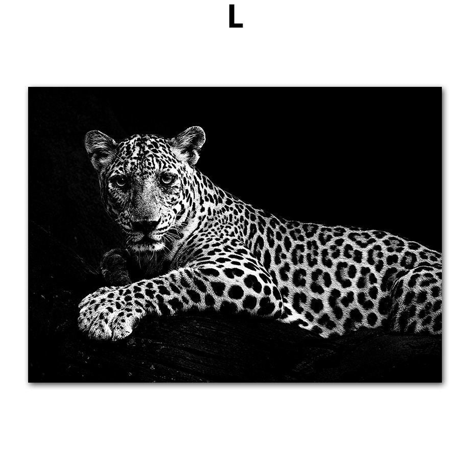 Frameless Animal Canvas Poster
