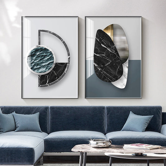 Abstract Geometric Canvas Wall Poster