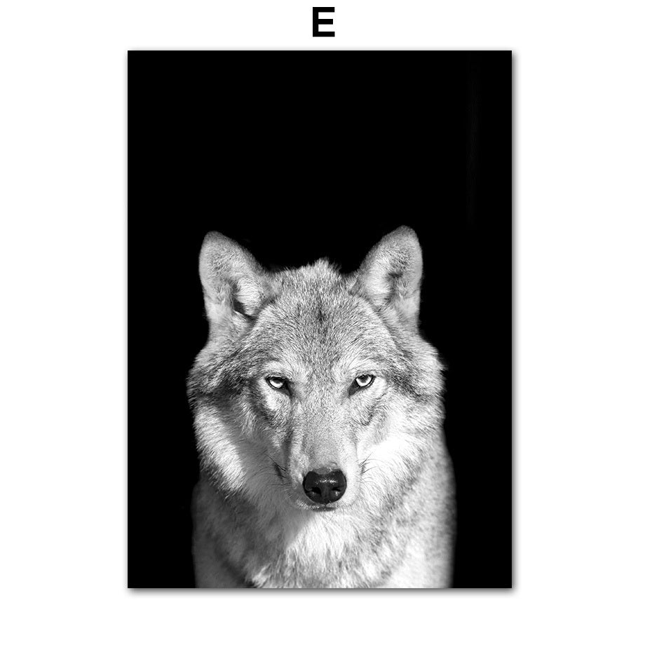 Frameless Animal Canvas Poster