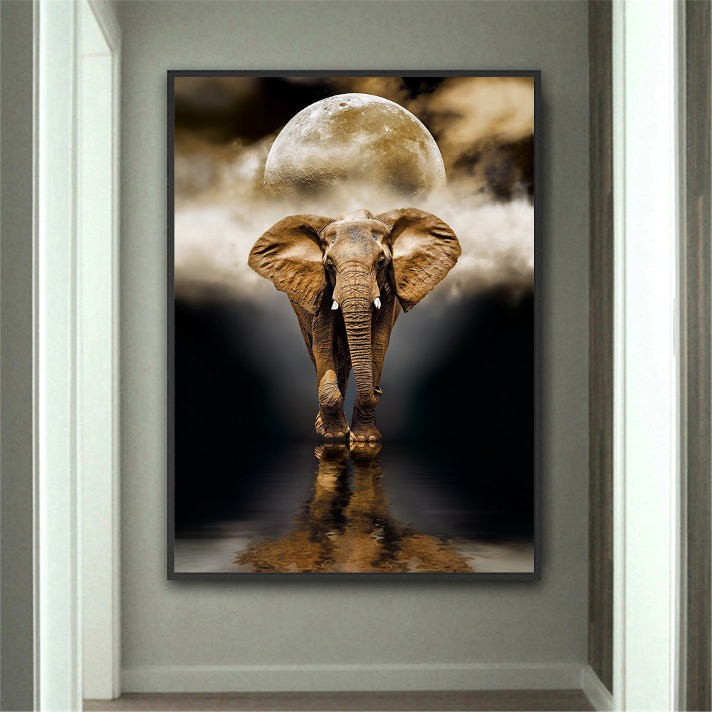 Elephant Canvas Painting