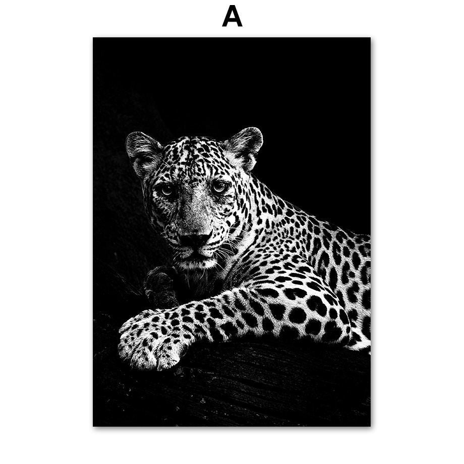 Frameless Animal Canvas Poster
