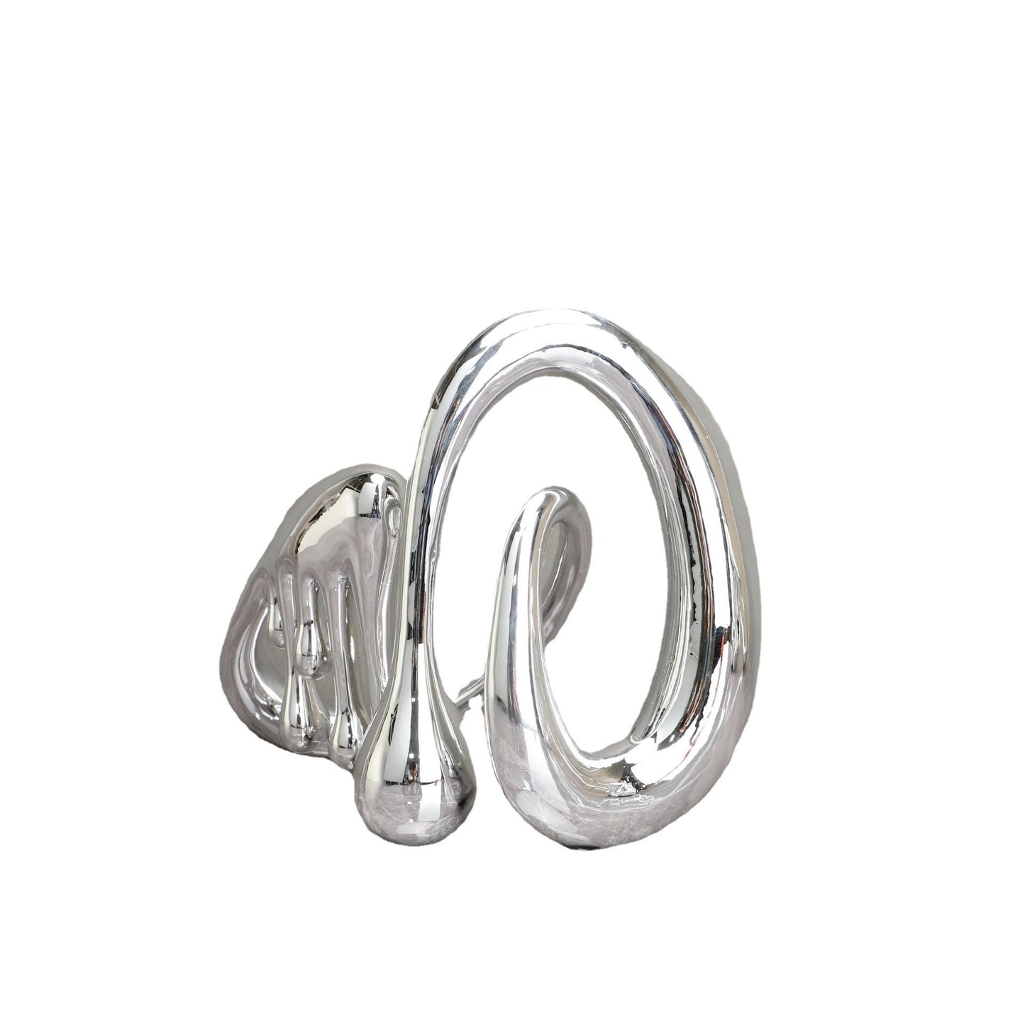Nordic Creative Silver Metal Electroplating Musical Note