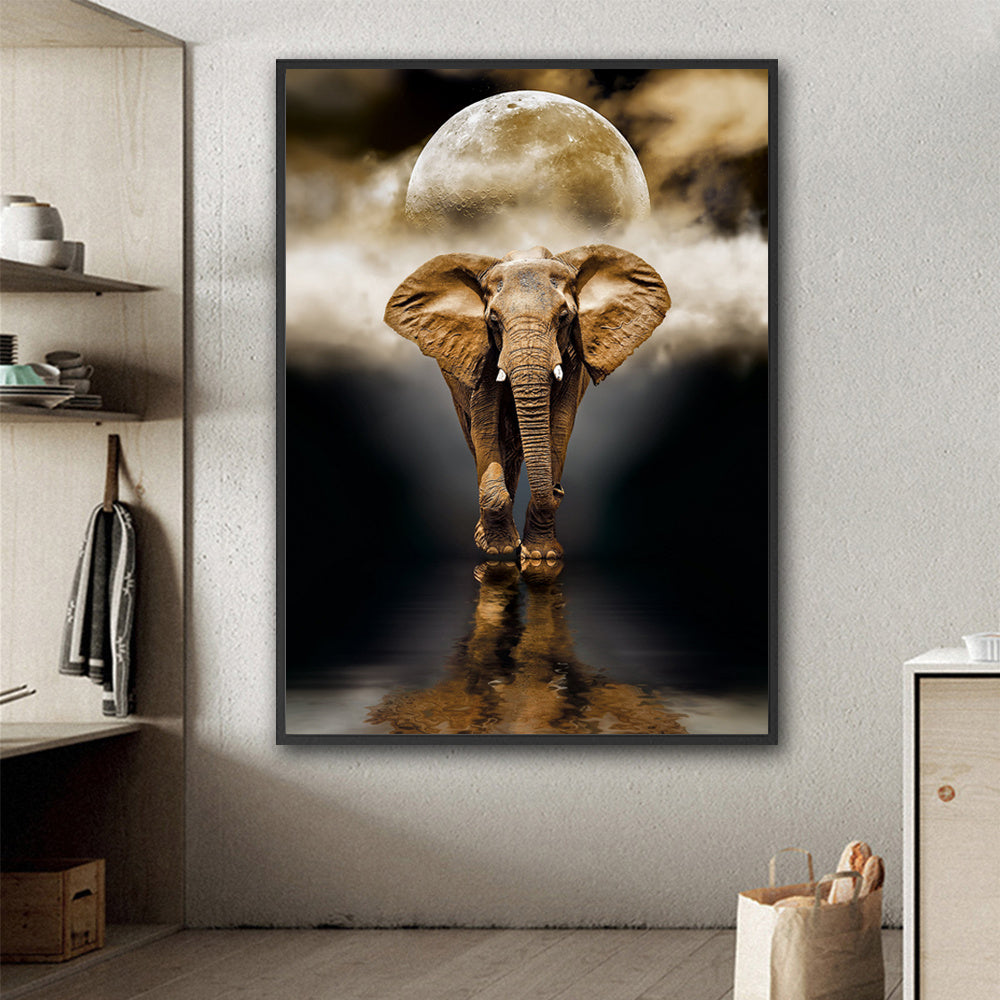Elephant Canvas Painting